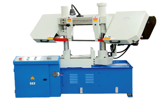 semi-automatic-double-column-type-band-saw-machine